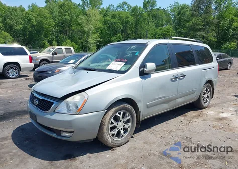 2014 Kia Sedona Ex из США, поврежденный, VIN KNDMH4C70E6568392